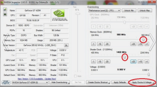 NVIDIA Inspector поможет узнать характеристики чипа и памяти