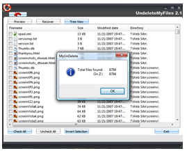 UndeleteMyFiles - утилита UndeleteMyFiles - утилита