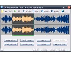 Free MP3 Cutter and Editor - бесплатный и простой в использовании редактор MP3 файлов