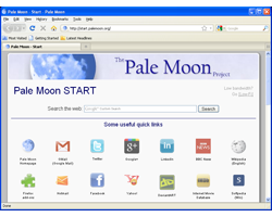 Скачать программу Palemoon 3.6.31 Pale Moon