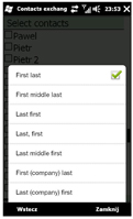 Contact Exchanger – утилита для изменения сортировки в списке контактов (Windows Mobile) Contact Exchanger – утилита для изменения сортировки в списке контактов (Windows Mobile)