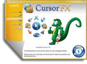Существует также платная версия CursorFX Plus