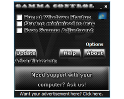 Gamma Control позволяет настраивать гамму экрана Gamma Control позволяет настраивать гамму экрана