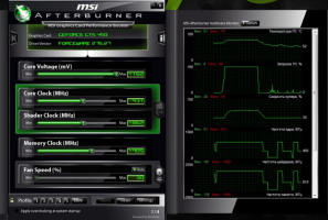 MSI Afterburner основывается на движке утилиты RivaTuner