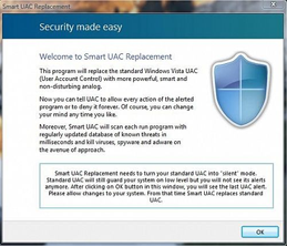 Эффективная система контроля учетных записей (UAC) в Windows Vista. Устанавливается поверх стандартной UAC (ее необходимо будет отключить) и убирает все Эффективная система контроля учетных записей (UAC) в Windows Vista. Устанавливается поверх стандартной UAC (ее необходимо будет отключить) и убирает все