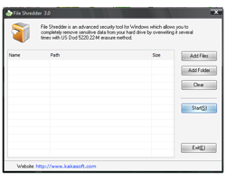 KaKa File Shredder для безвозвратного удаления файлов KaKa File Shredder для безвозвратного удаления файлов