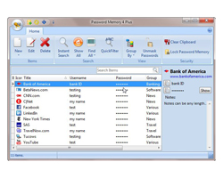 Password Memory - мощный менеджер паролей, сохраняющий все пароли Password Memory - мощный менеджер паролей, сохраняющий все пароли