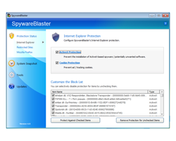 SpywareBlaster - программа представляет собой блокировщик SpywareBlaster - программа представляет собой блокировщик