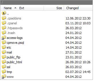 папку public_html папку public_html