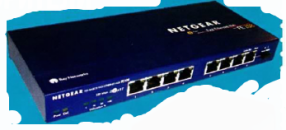 Восьмипортовый сетевой хаб Netgear FE 108